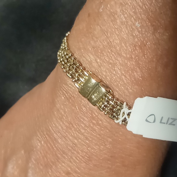 Liz Claiborne magnetic clasp weave pattern bracelet - Picture 3 of 8